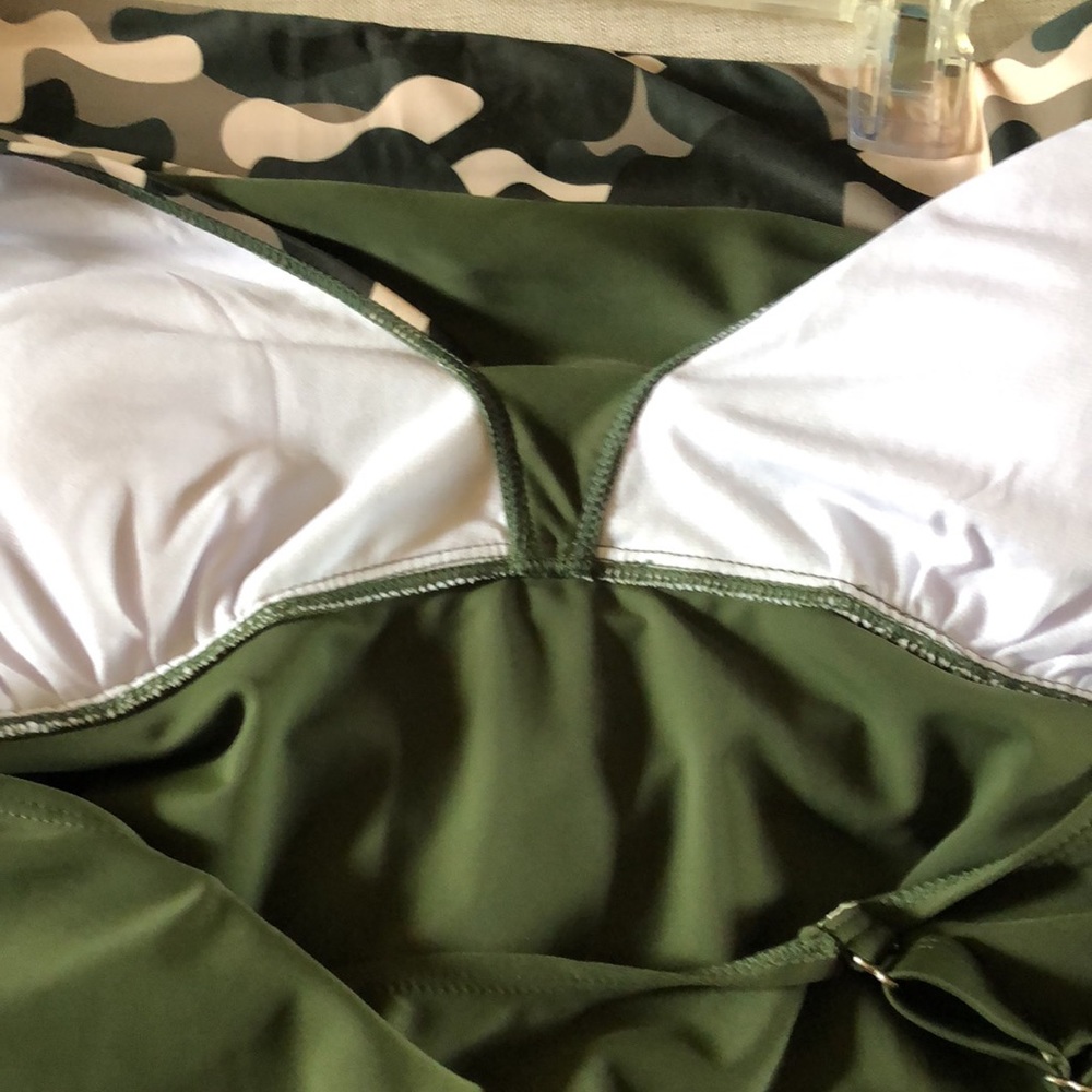 Green/Camo Tankini NWOT - Picture 7 of 9